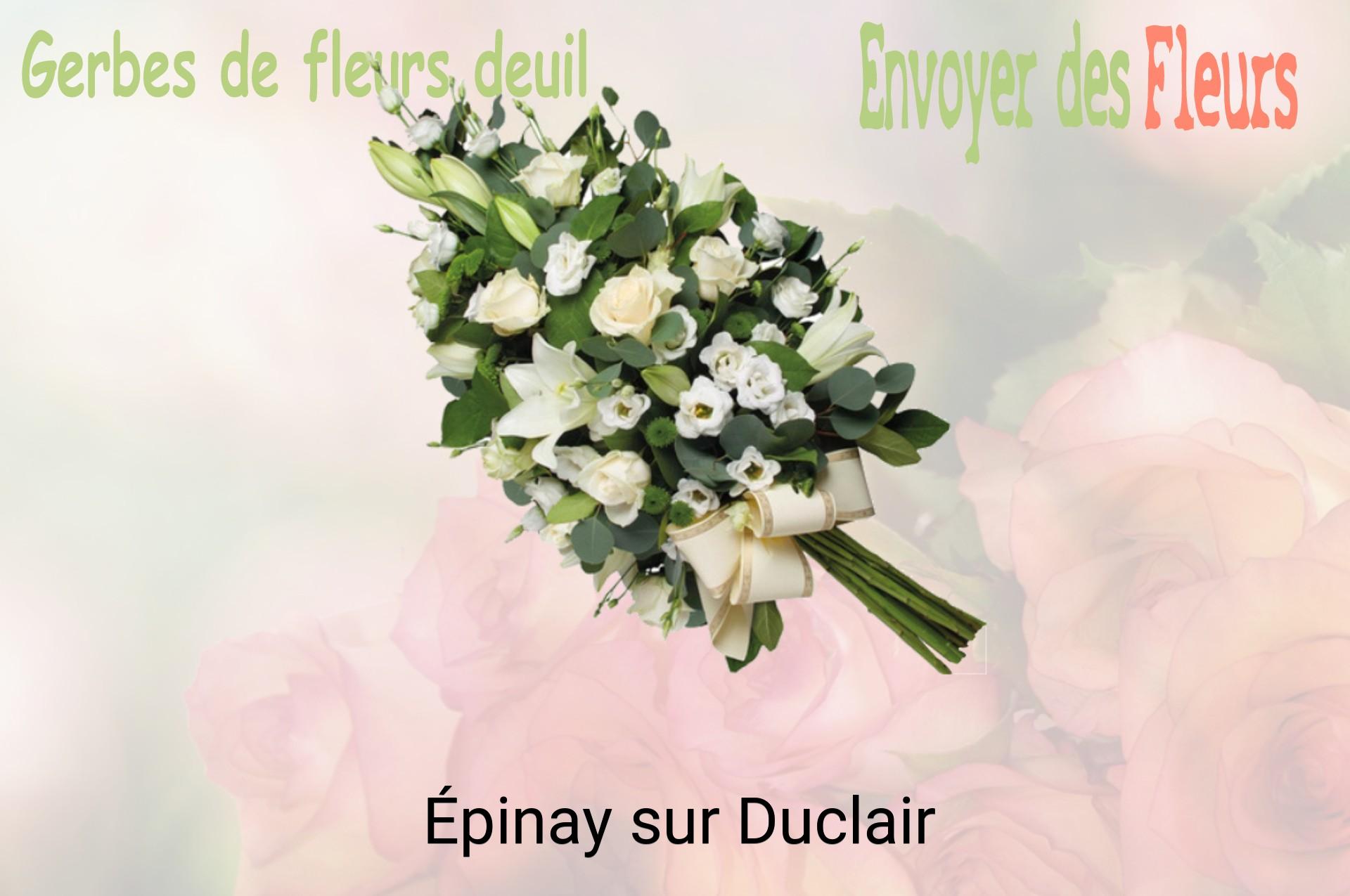 Gerbe de fleurs de deuil livrée à Épinay-sur-Duclair